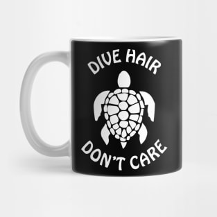 Dive Hair Dont Care - Turtle Mug